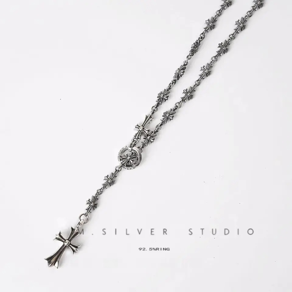 Chrome Hearts Cross Ring - Gothic 925 Sterling Silver Jewelry | David Studio