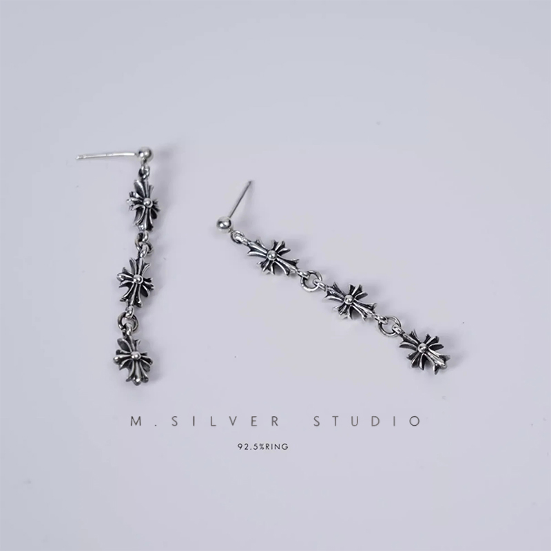 Chrome Hearts Cross Ring - Gothic 925 Sterling Silver Jewelry | David Studio