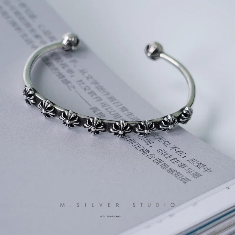 Chrome Hearts Cross Ring - Gothic 925 Sterling Silver Jewelry | David Studio