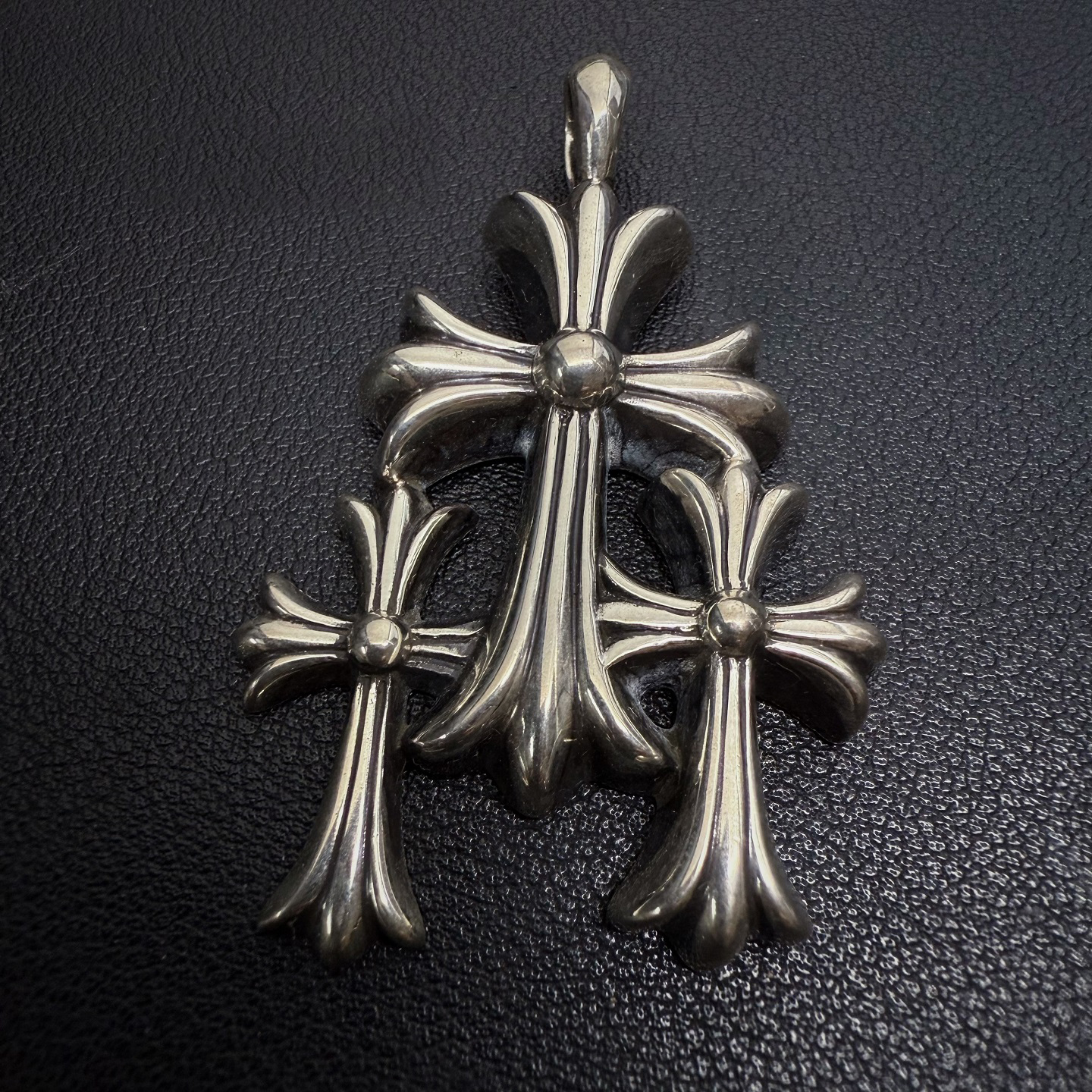 Chrome Hearts Cross Ring - Gothic 925 Sterling Silver Jewelry | David Studio