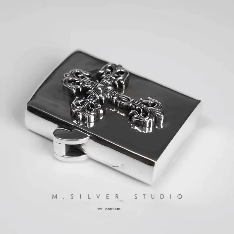 Chrome Hearts Cross Ring - Gothic 925 Sterling Silver Jewelry | David Studio