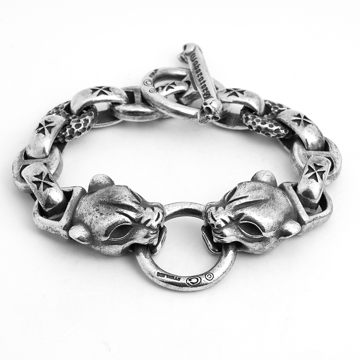 Chrome Hearts Cross Ring - Gothic 925 Sterling Silver Jewelry | David Studio