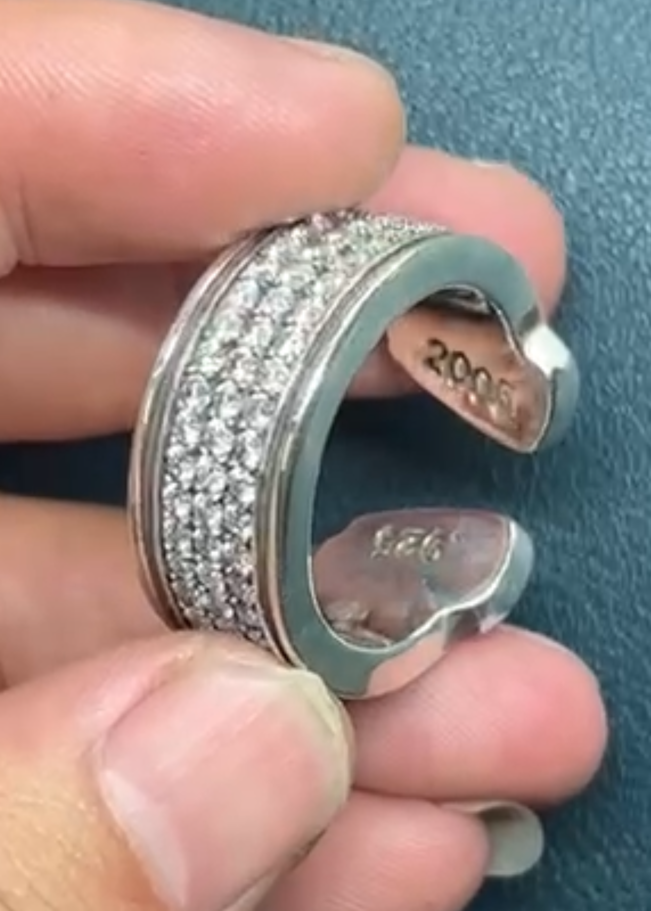 Chrome Hearts Cross Ring - Gothic 925 Sterling Silver Jewelry | David Studio