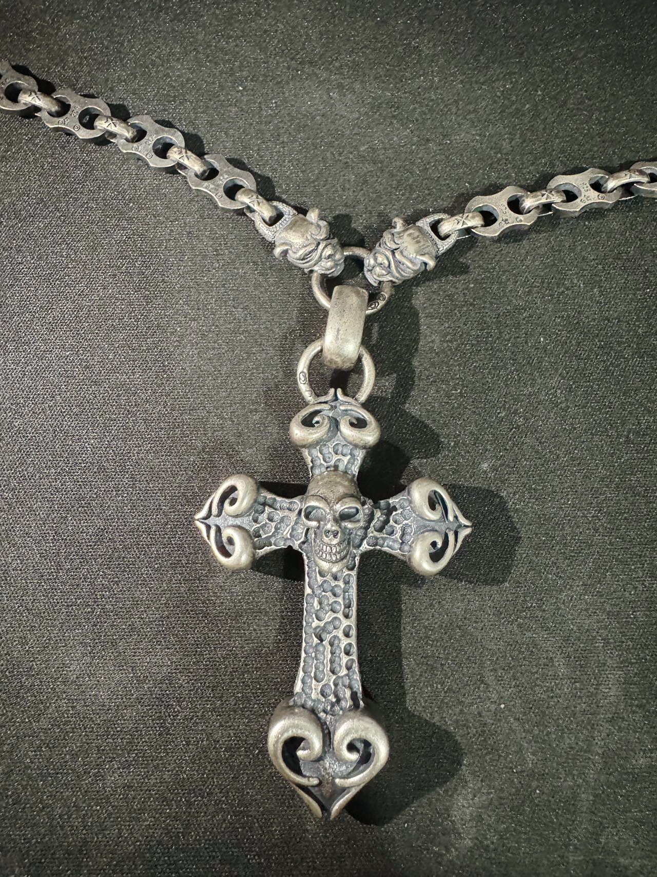 Chrome Hearts Cross Ring - Gothic 925 Sterling Silver Jewelry | David Studio