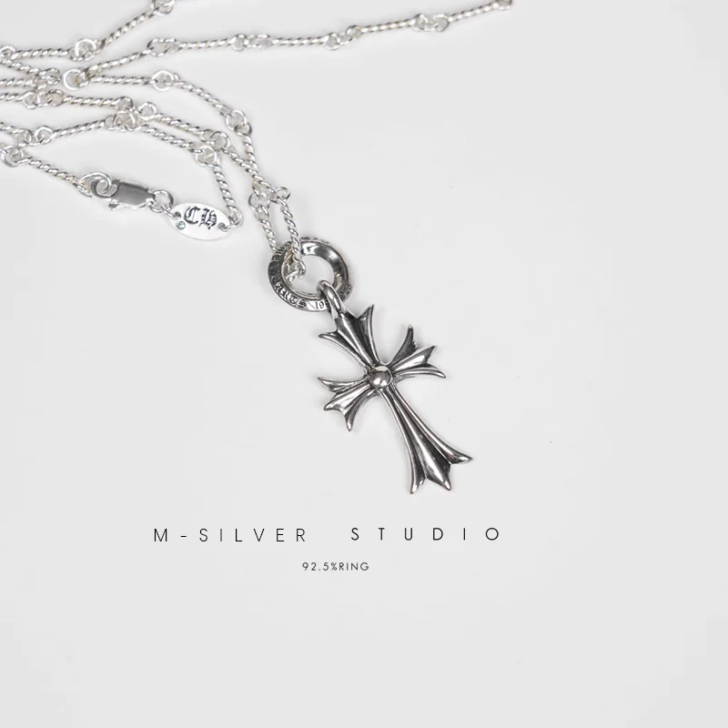 Chrome Hearts Cross Ring - Gothic 925 Sterling Silver Jewelry | David Studio