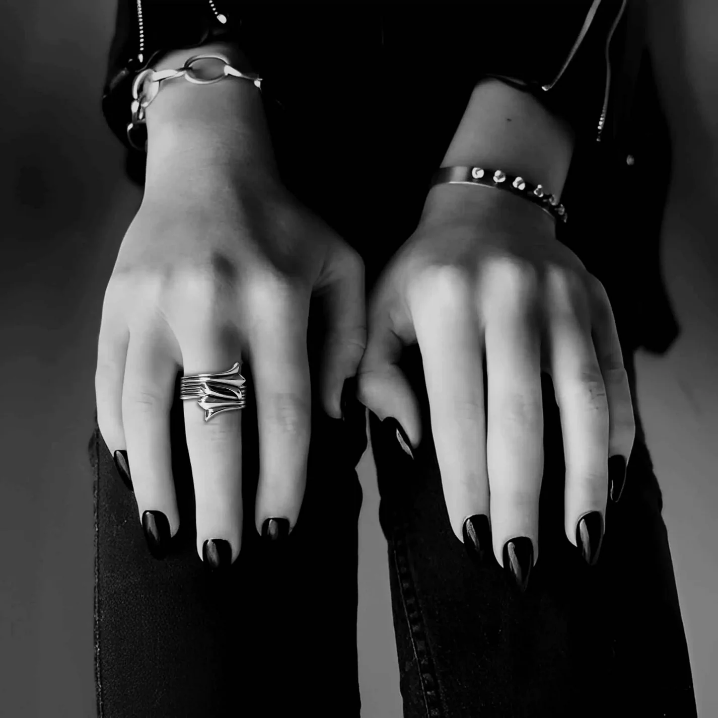 Chrome Hearts Cross Ring - Gothic 925 Sterling Silver Jewelry | David Studio