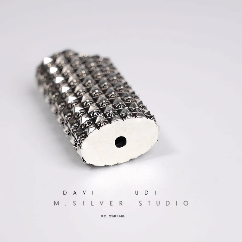 Chrome Hearts Cross Ring - Gothic 925 Sterling Silver Jewelry | David Studio