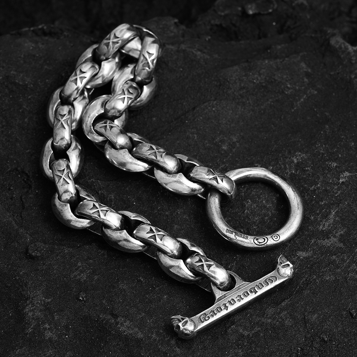 Chrome Hearts Cross Ring - Gothic 925 Sterling Silver Jewelry | David Studio