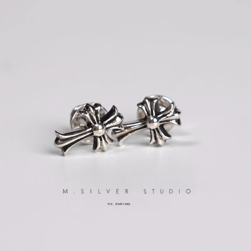 Chrome Hearts Cross Ring - Gothic 925 Sterling Silver Jewelry | David Studio