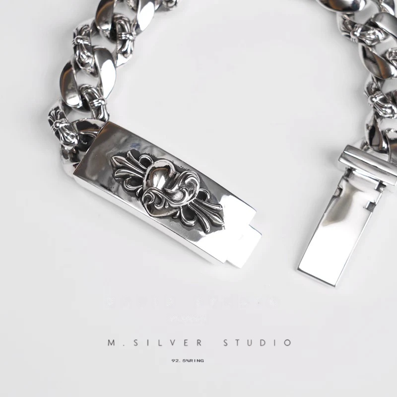 Chrome Hearts Cross Ring - Gothic 925 Sterling Silver Jewelry | David Studio