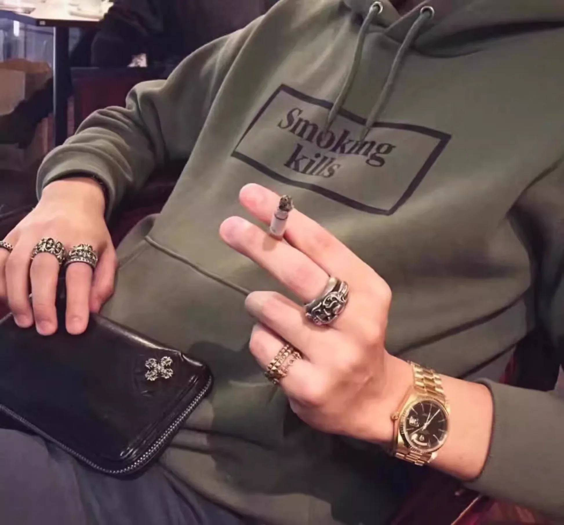 Chrome Hearts Cross Ring - Gothic 925 Sterling Silver Jewelry | David Studio