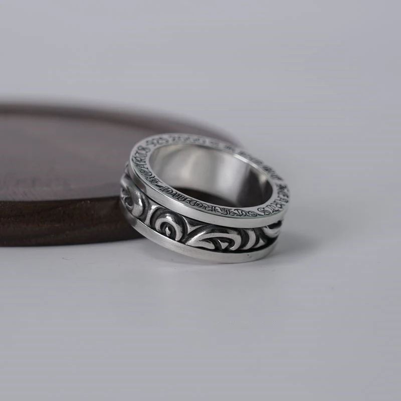 Chrome Hearts Cross Ring - Gothic 925 Sterling Silver Jewelry | David Studio