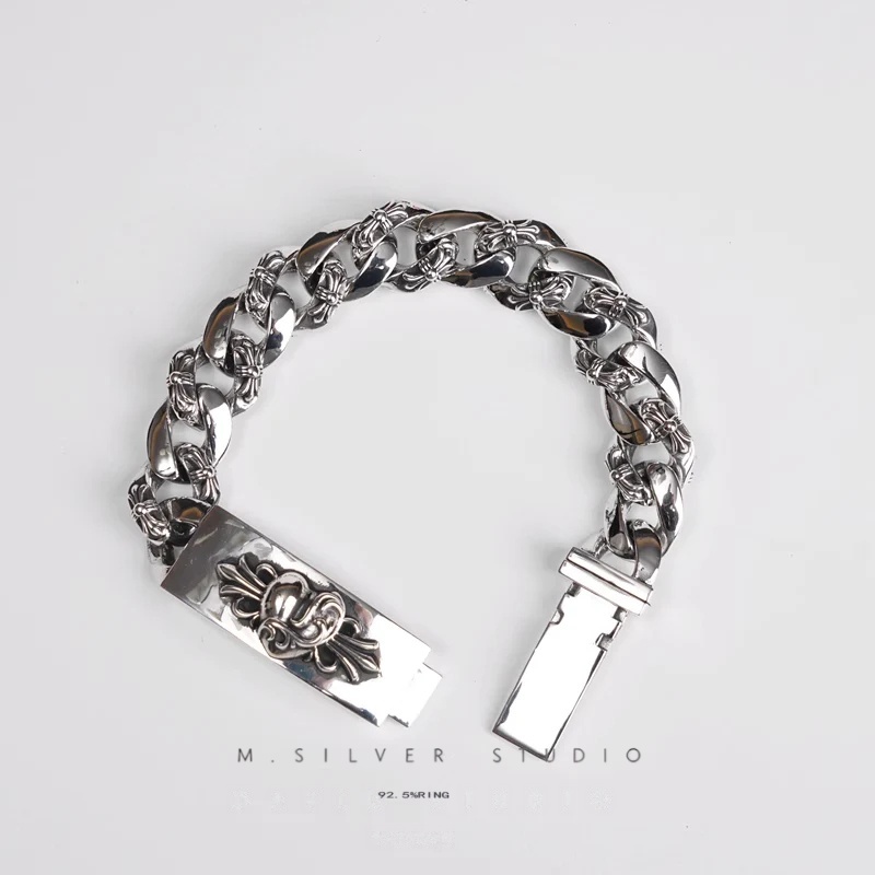 Chrome Hearts Cross Ring - Gothic 925 Sterling Silver Jewelry | David Studio