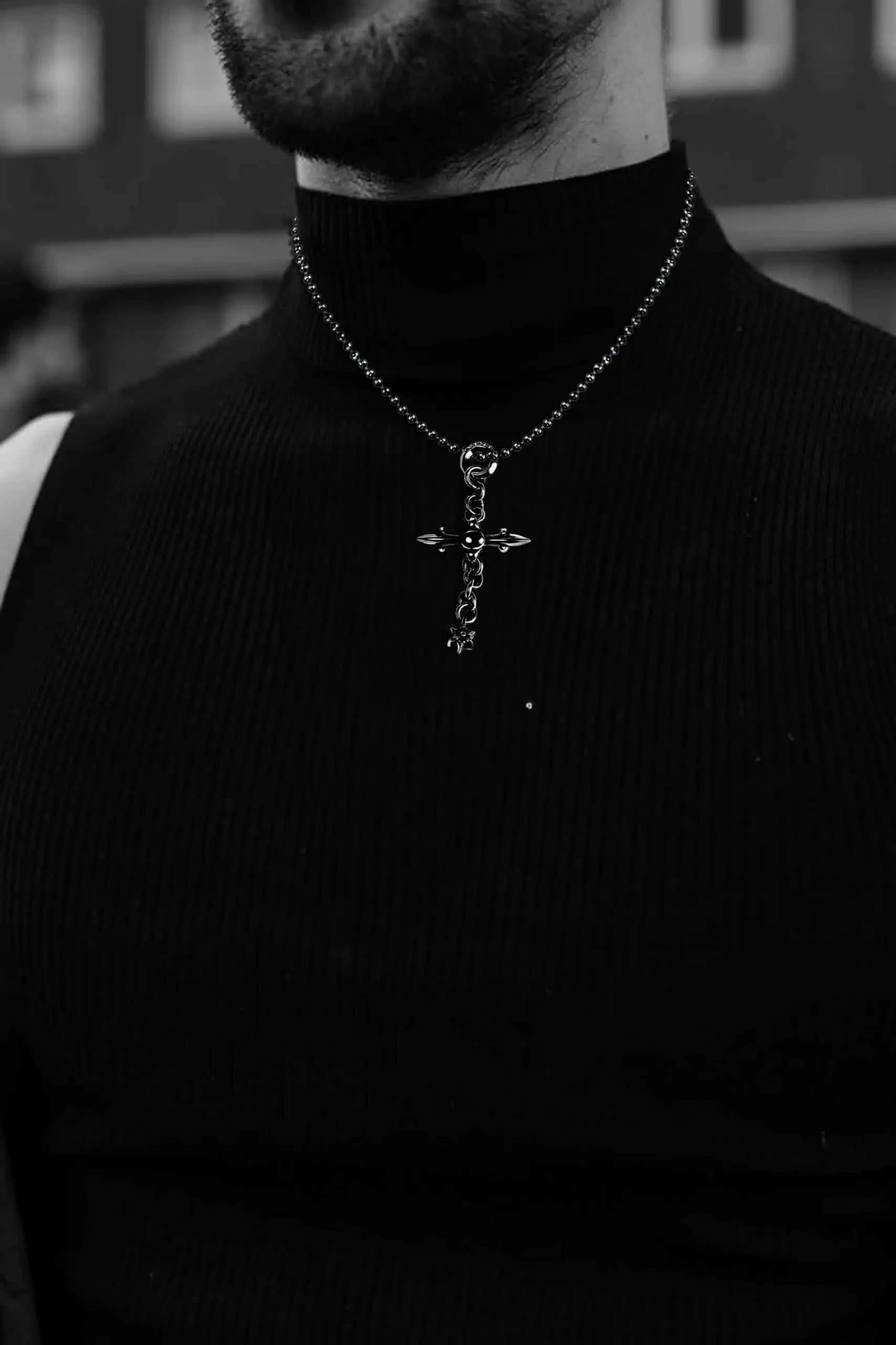 Chrome Hearts Cross Ring - Gothic 925 Sterling Silver Jewelry | David Studio