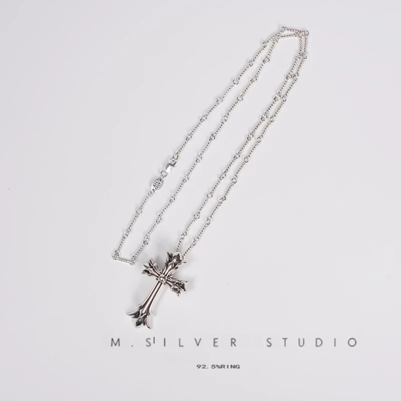 Chrome Hearts Cross Ring - Gothic 925 Sterling Silver Jewelry | David Studio