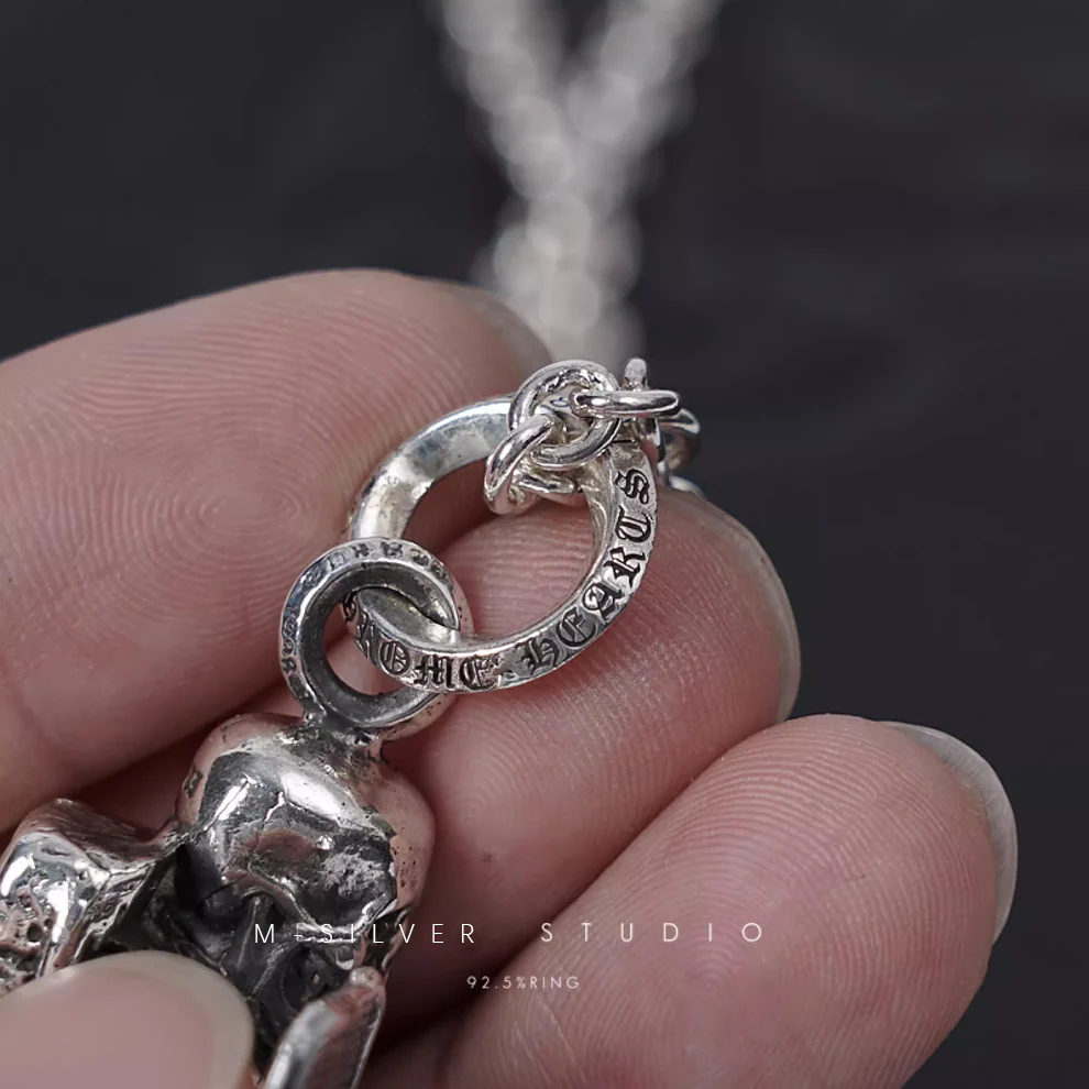 Chrome Hearts Cross Ring - Gothic 925 Sterling Silver Jewelry | David Studio