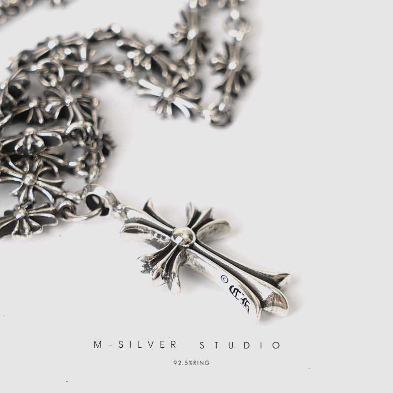 Chrome Hearts Cross Ring - Gothic 925 Sterling Silver Jewelry | David Studio