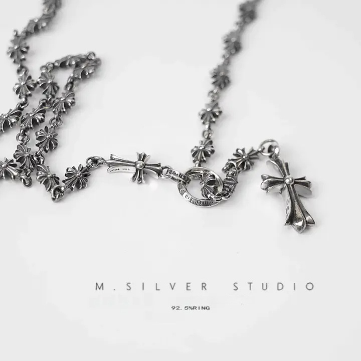 Chrome Hearts Cross Ring - Gothic 925 Sterling Silver Jewelry | David Studio