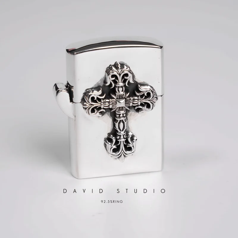 Chrome Hearts Cross Ring - Gothic 925 Sterling Silver Jewelry | David Studio