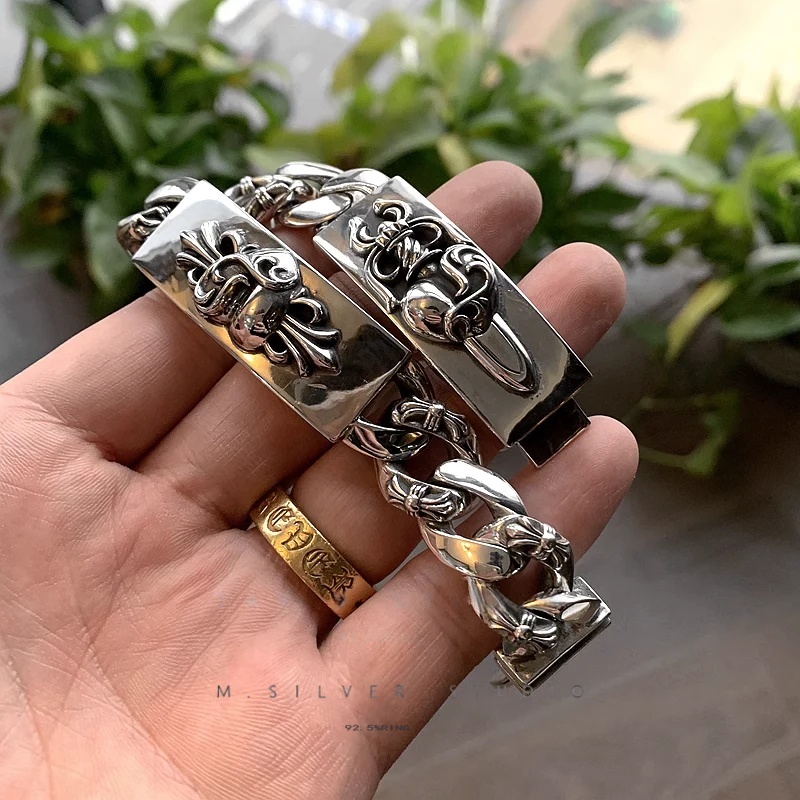 Chrome Hearts Cross Ring - Gothic 925 Sterling Silver Jewelry | David Studio