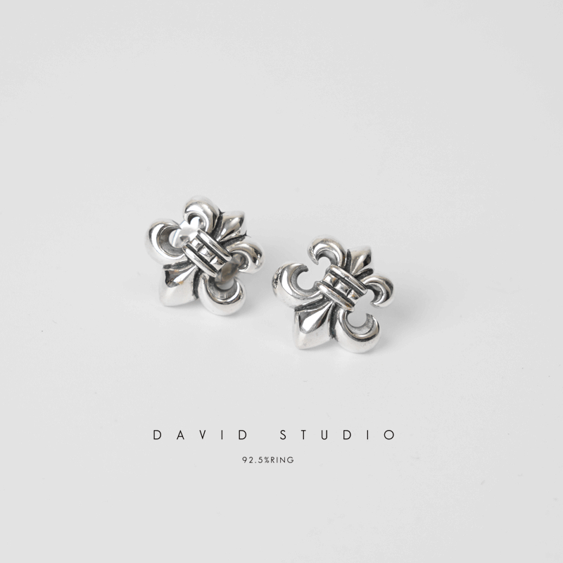 Chrome Hearts Cross Ring - Gothic 925 Sterling Silver Jewelry | David Studio