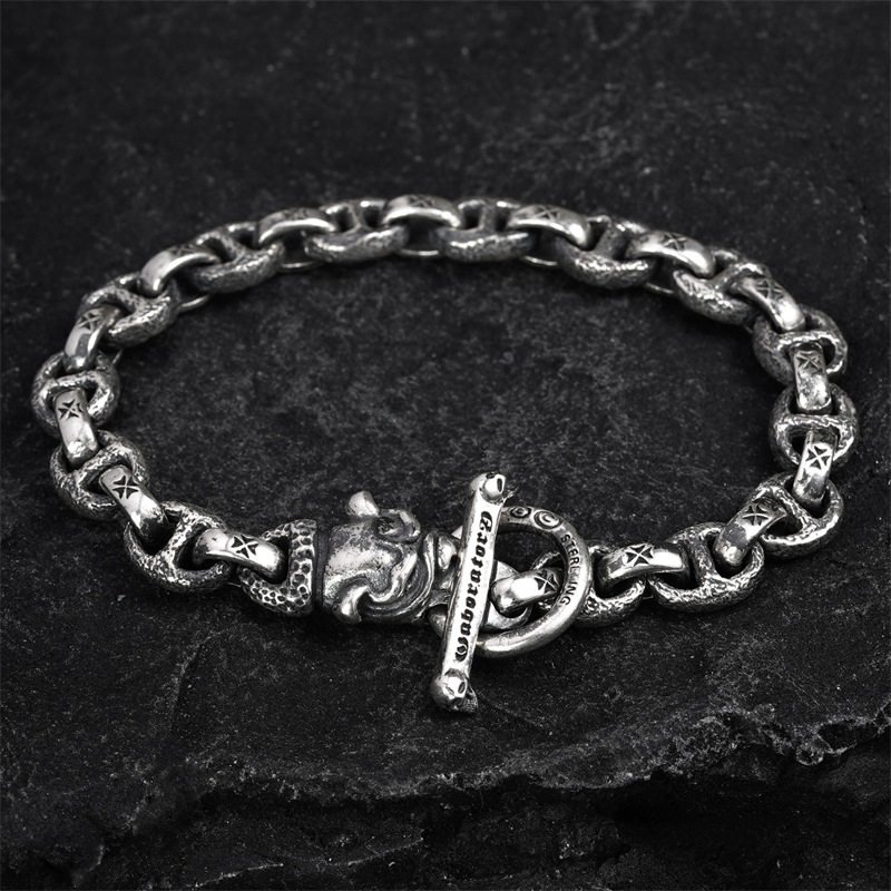 Chrome Hearts Cross Ring - Gothic 925 Sterling Silver Jewelry | David Studio