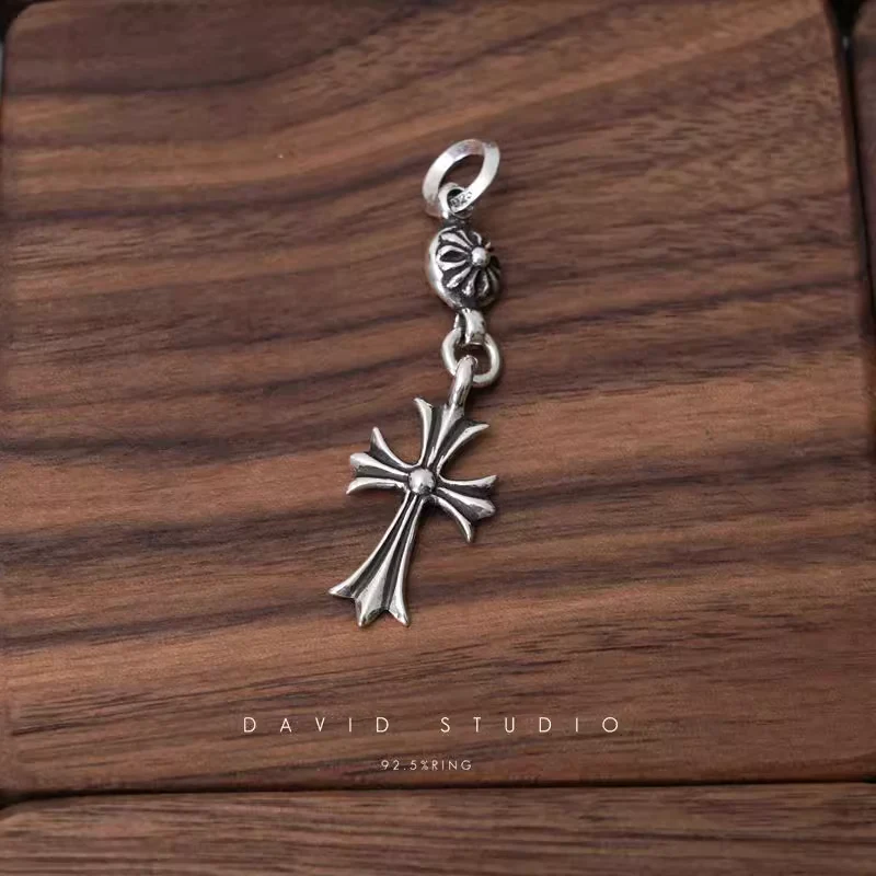 Chrome Hearts Cross Ring - Gothic 925 Sterling Silver Jewelry | David Studio