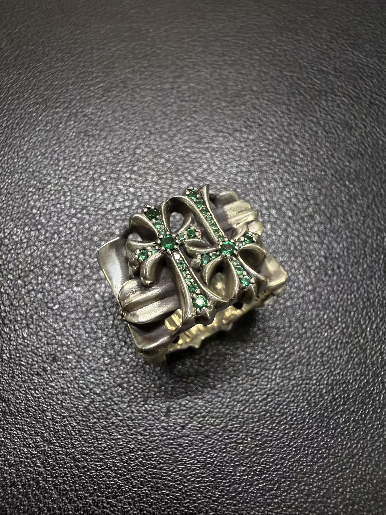 Chrome Hearts Cross Ring - Gothic 925 Sterling Silver Jewelry | David Studio