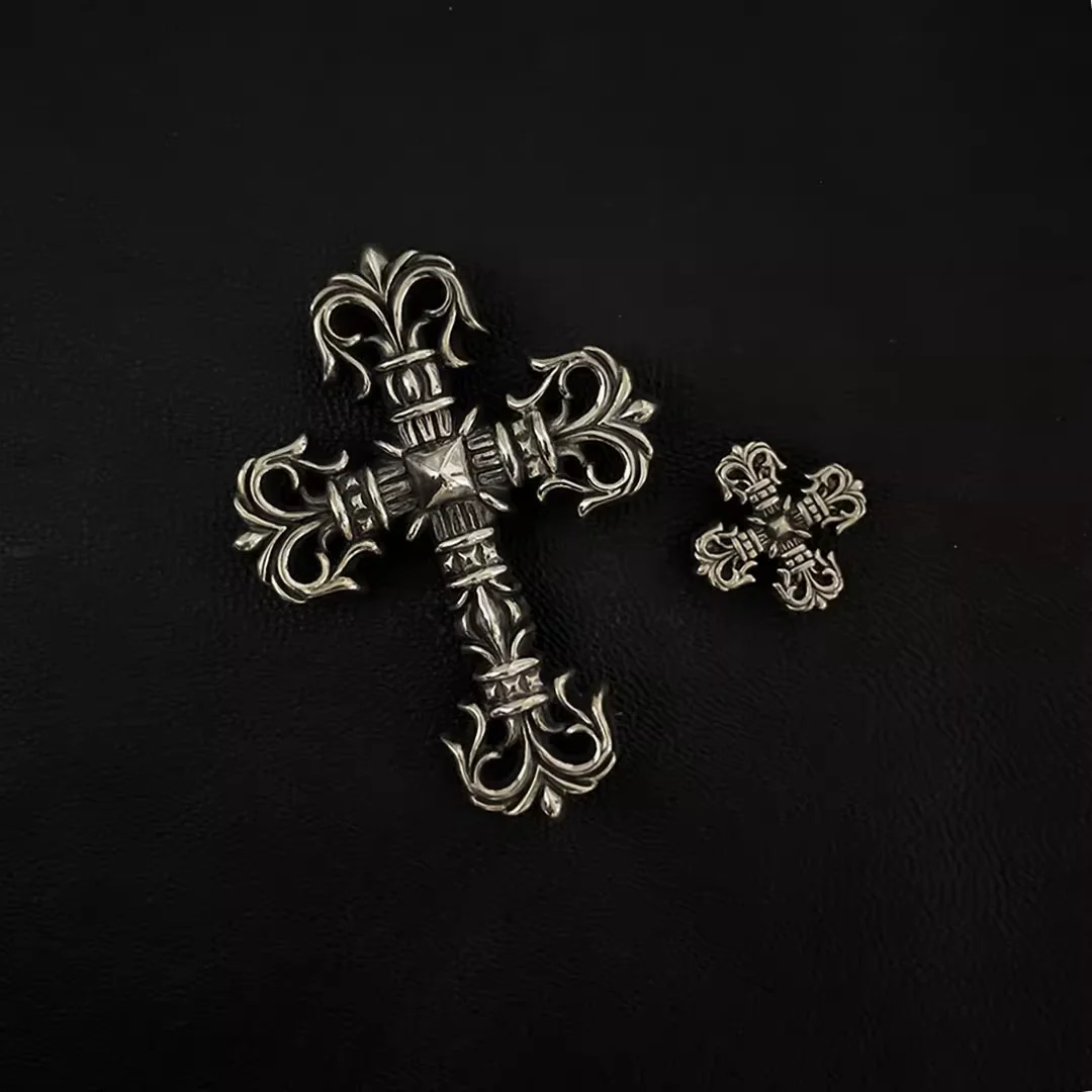 Chrome Hearts Cross Ring - Gothic 925 Sterling Silver Jewelry | David Studio