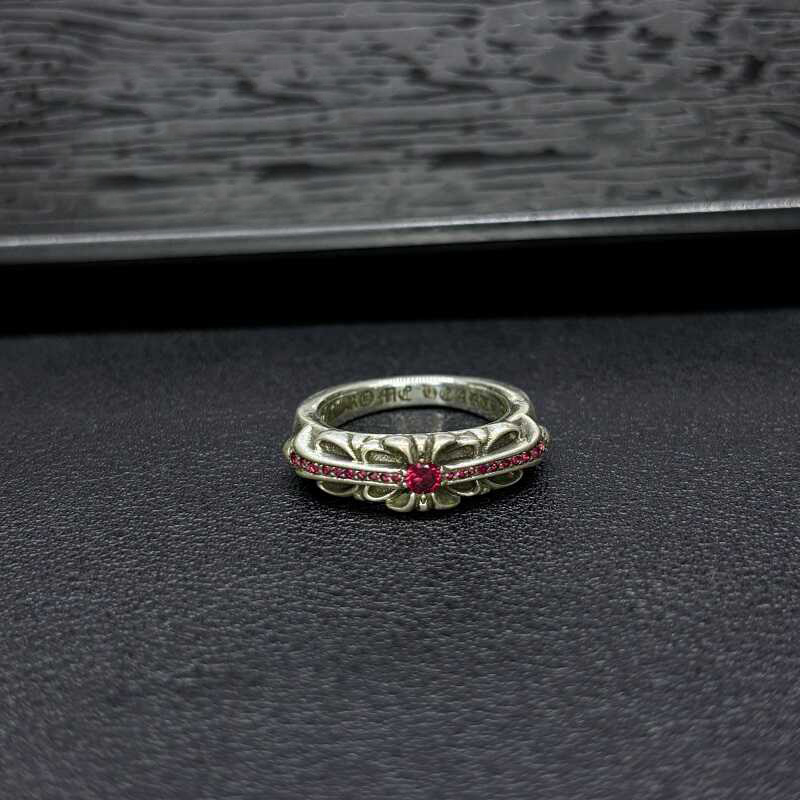 Chrome Hearts Cross Ring - Gothic 925 Sterling Silver Jewelry | David Studio