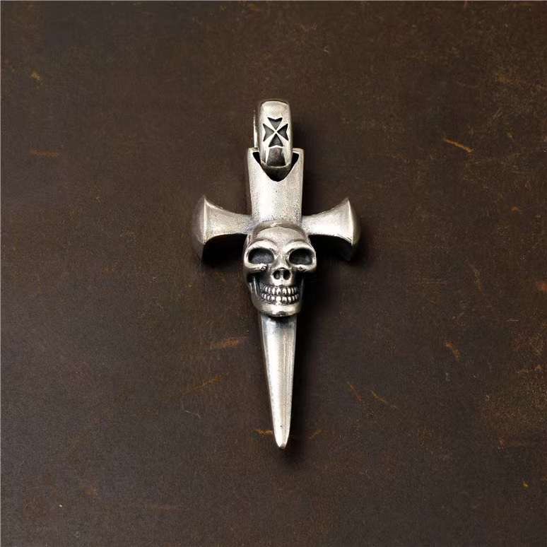 Chrome Hearts Cross Ring - Gothic 925 Sterling Silver Jewelry | David Studio