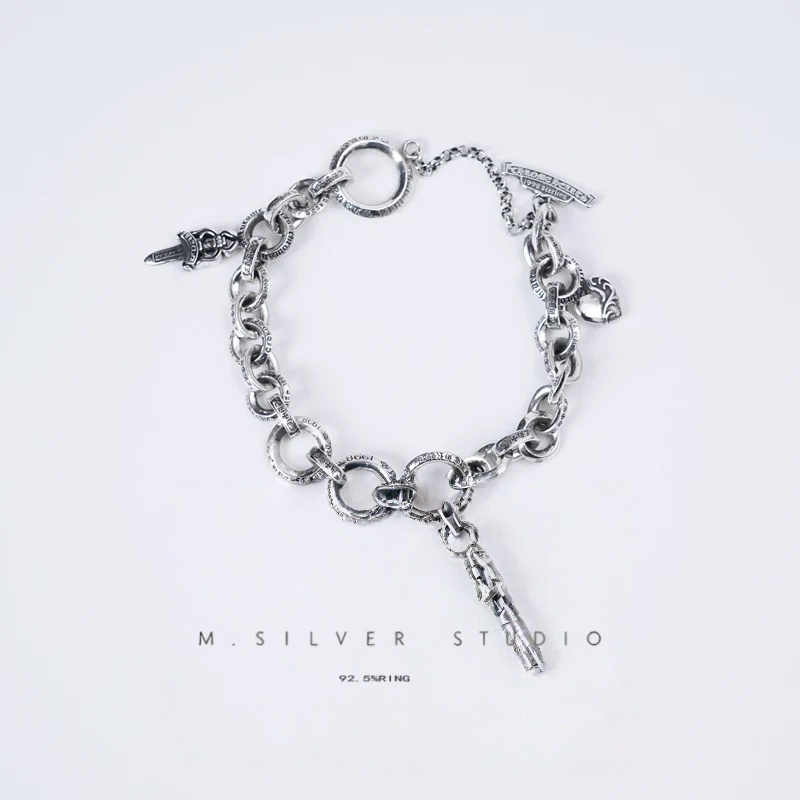 Chrome Hearts Cross Ring - Gothic 925 Sterling Silver Jewelry | David Studio