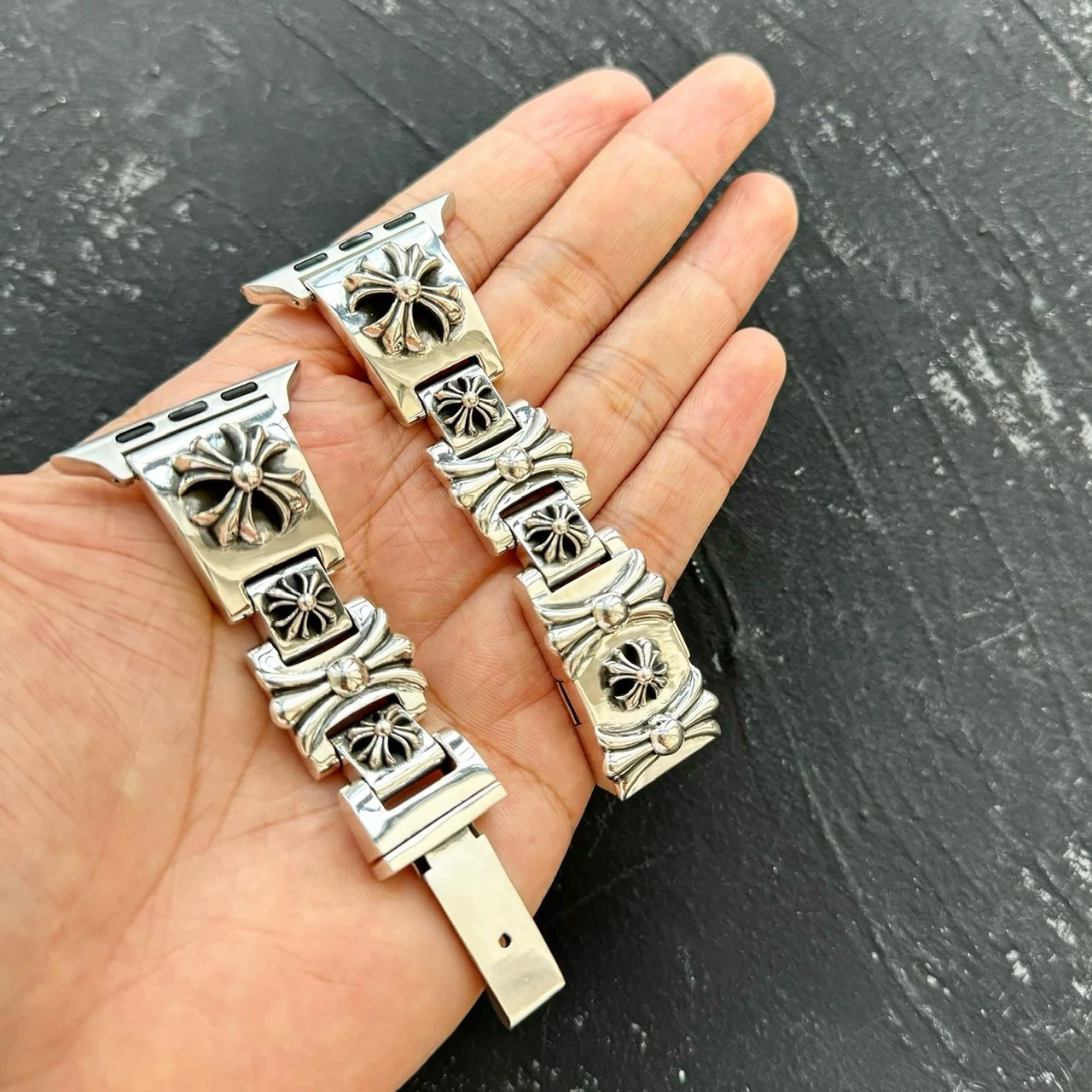 Chrome Hearts Cross Ring - Gothic 925 Sterling Silver Jewelry | David Studio