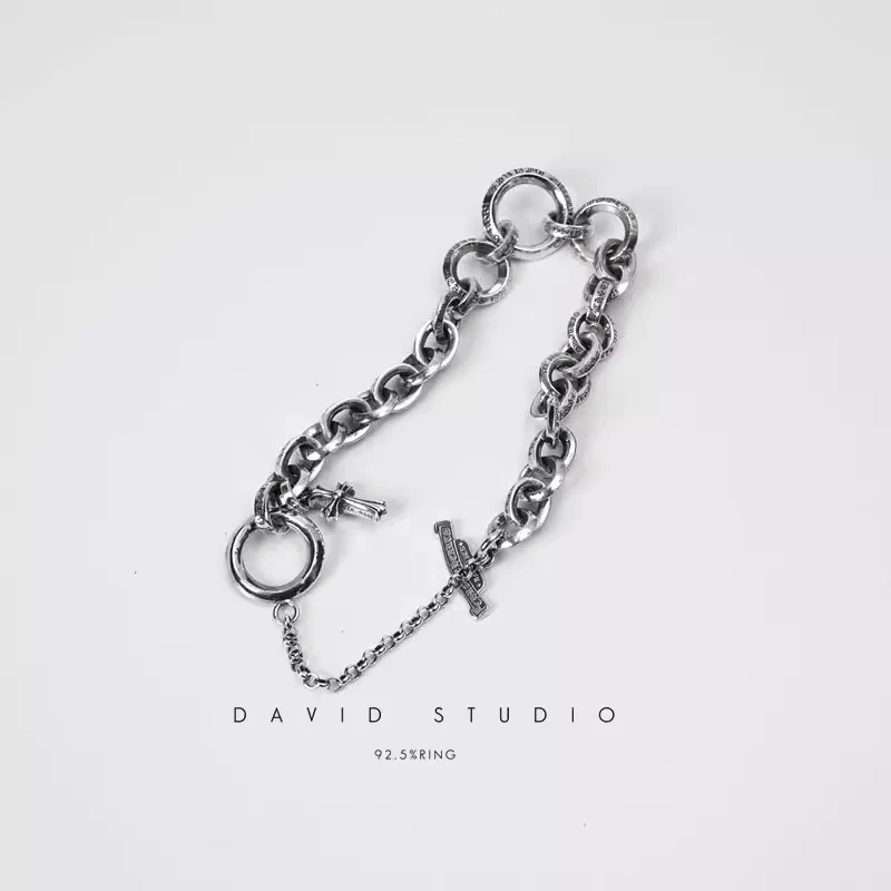 Chrome Hearts Cross Ring - Gothic 925 Sterling Silver Jewelry | David Studio