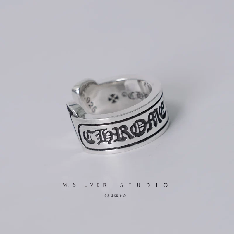 Chrome Hearts Cross Ring - Gothic 925 Sterling Silver Jewelry | David Studio