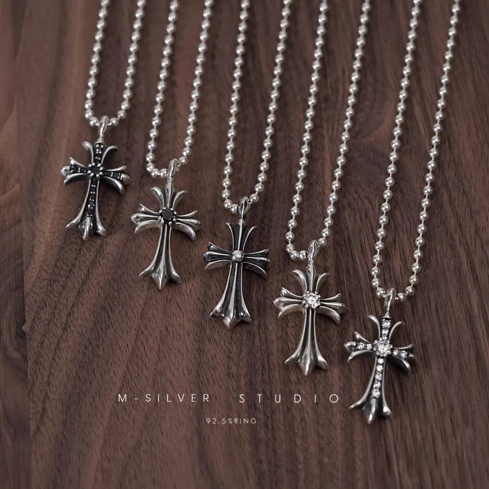 Chrome Hearts Cross Ring - Gothic 925 Sterling Silver Jewelry | David Studio