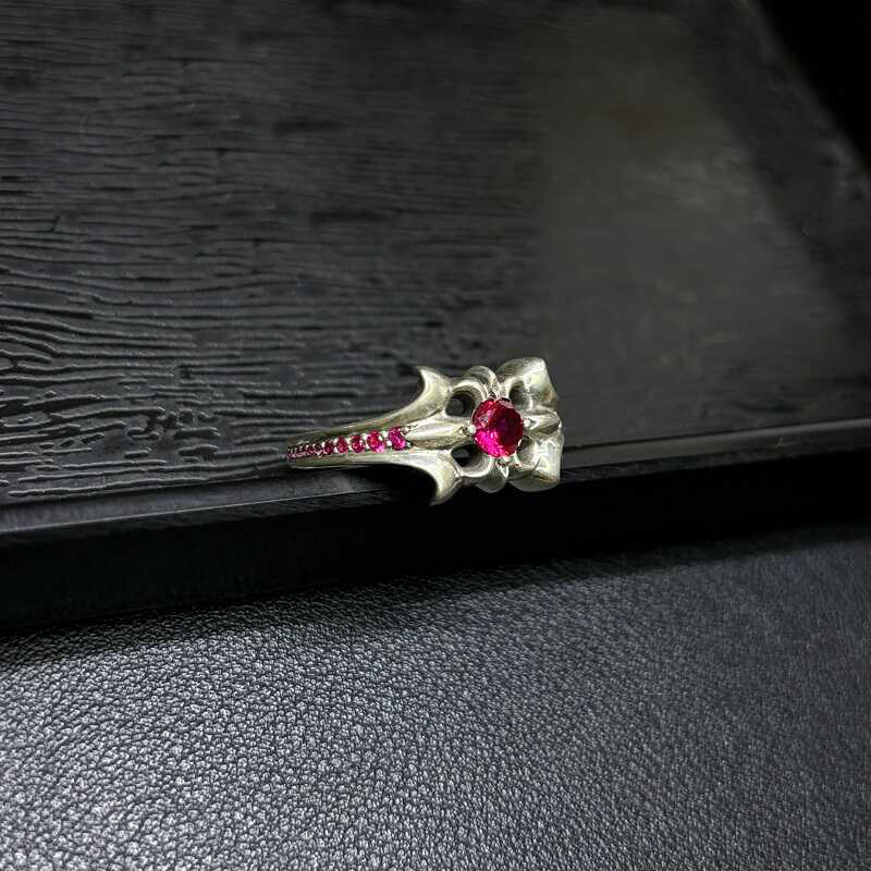 Chrome Hearts Cross Ring - Gothic 925 Sterling Silver Jewelry | David Studio