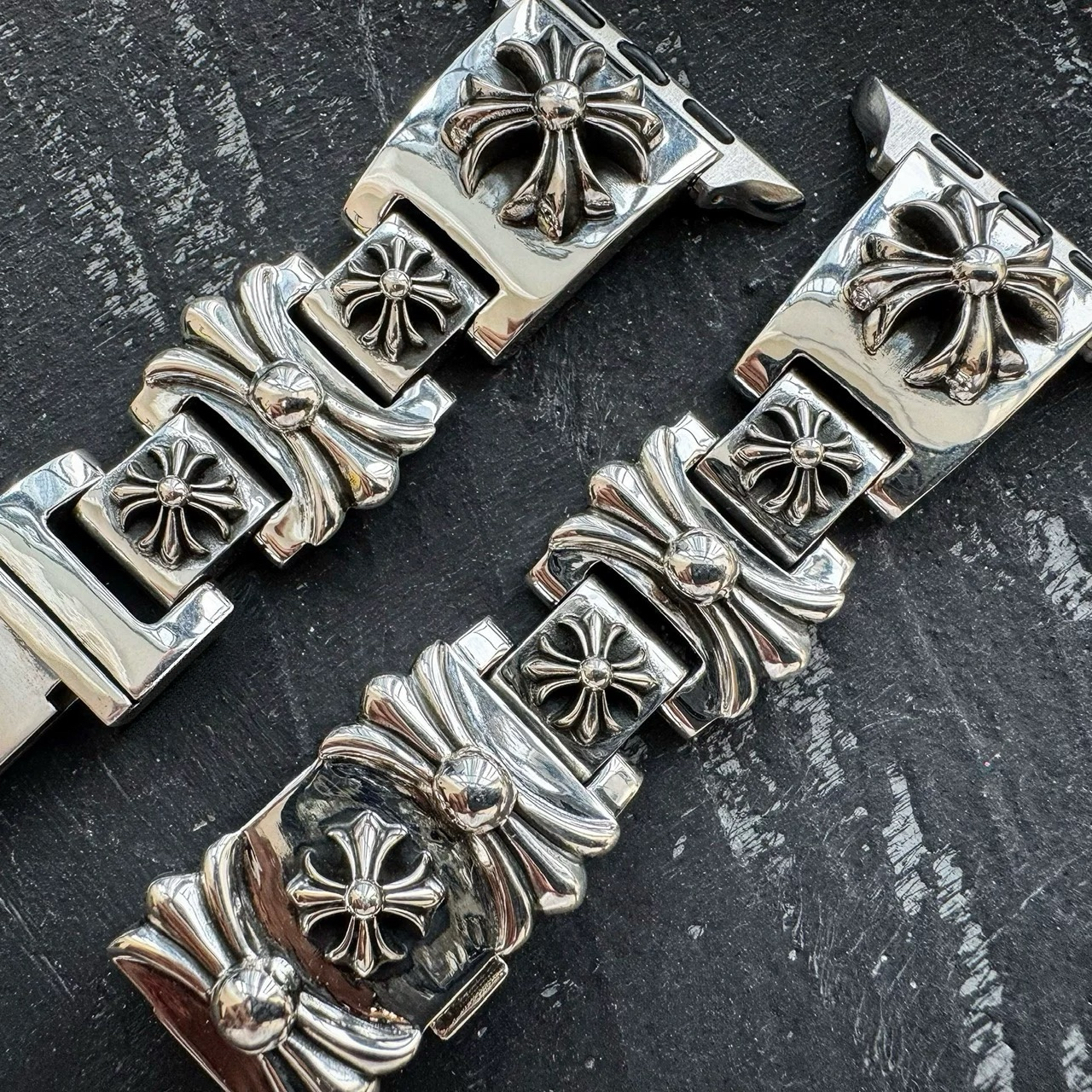 Chrome Hearts Cross Ring - Gothic 925 Sterling Silver Jewelry | David Studio