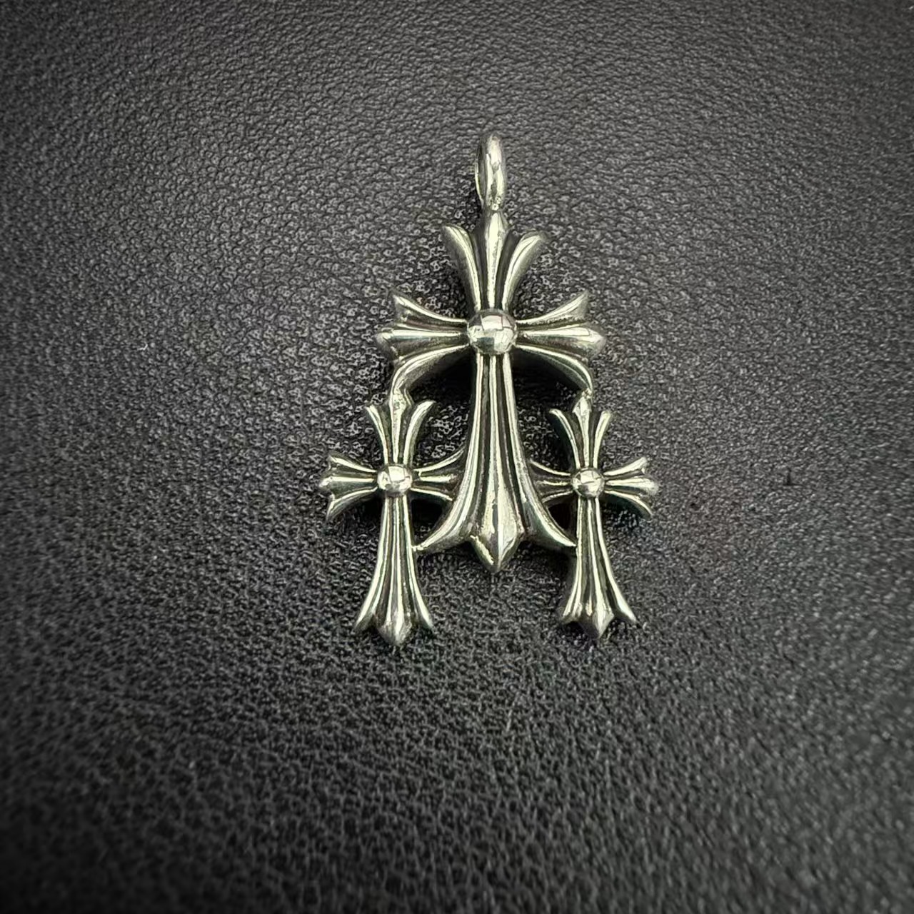 Chrome Hearts Cross Ring - Gothic 925 Sterling Silver Jewelry | David Studio