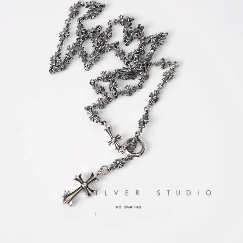 Chrome Hearts Cross Ring - Gothic 925 Sterling Silver Jewelry | David Studio