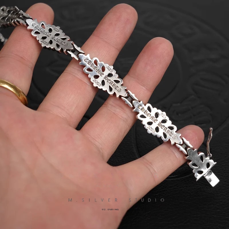 Chrome Hearts Cross Ring - Gothic 925 Sterling Silver Jewelry | David Studio