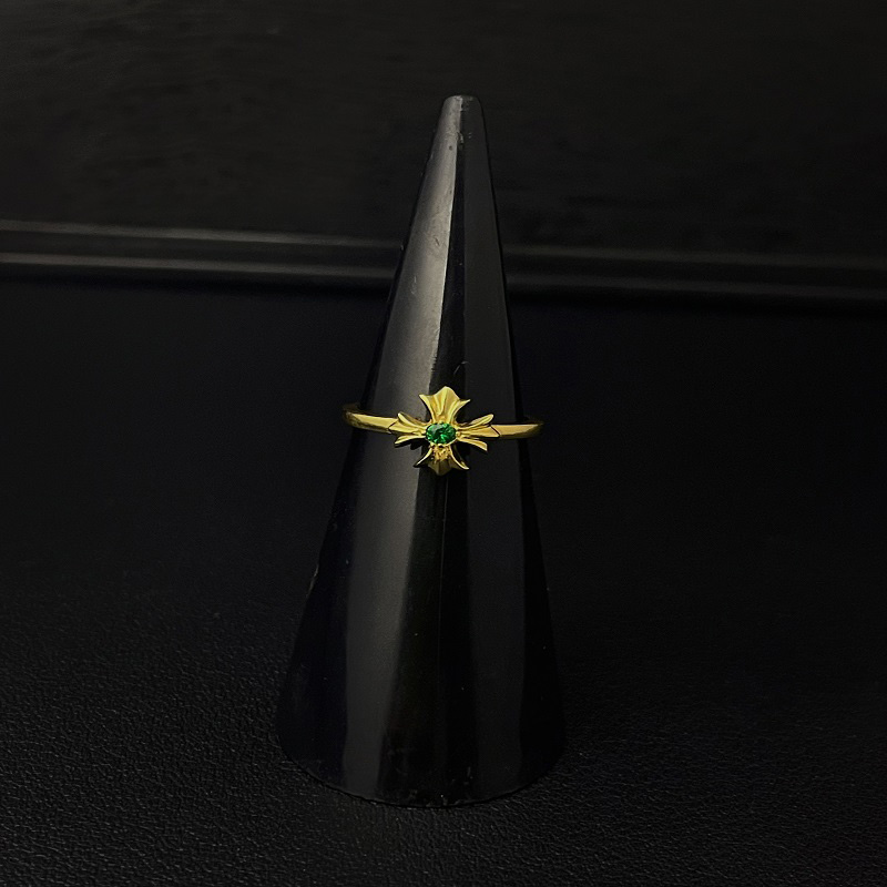 Chrome Hearts Cross Ring - Gothic 925 Sterling Silver Jewelry | David Studio