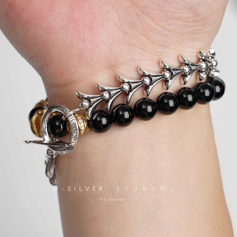 Chrome Hearts Cross Ring - Gothic 925 Sterling Silver Jewelry | David Studio