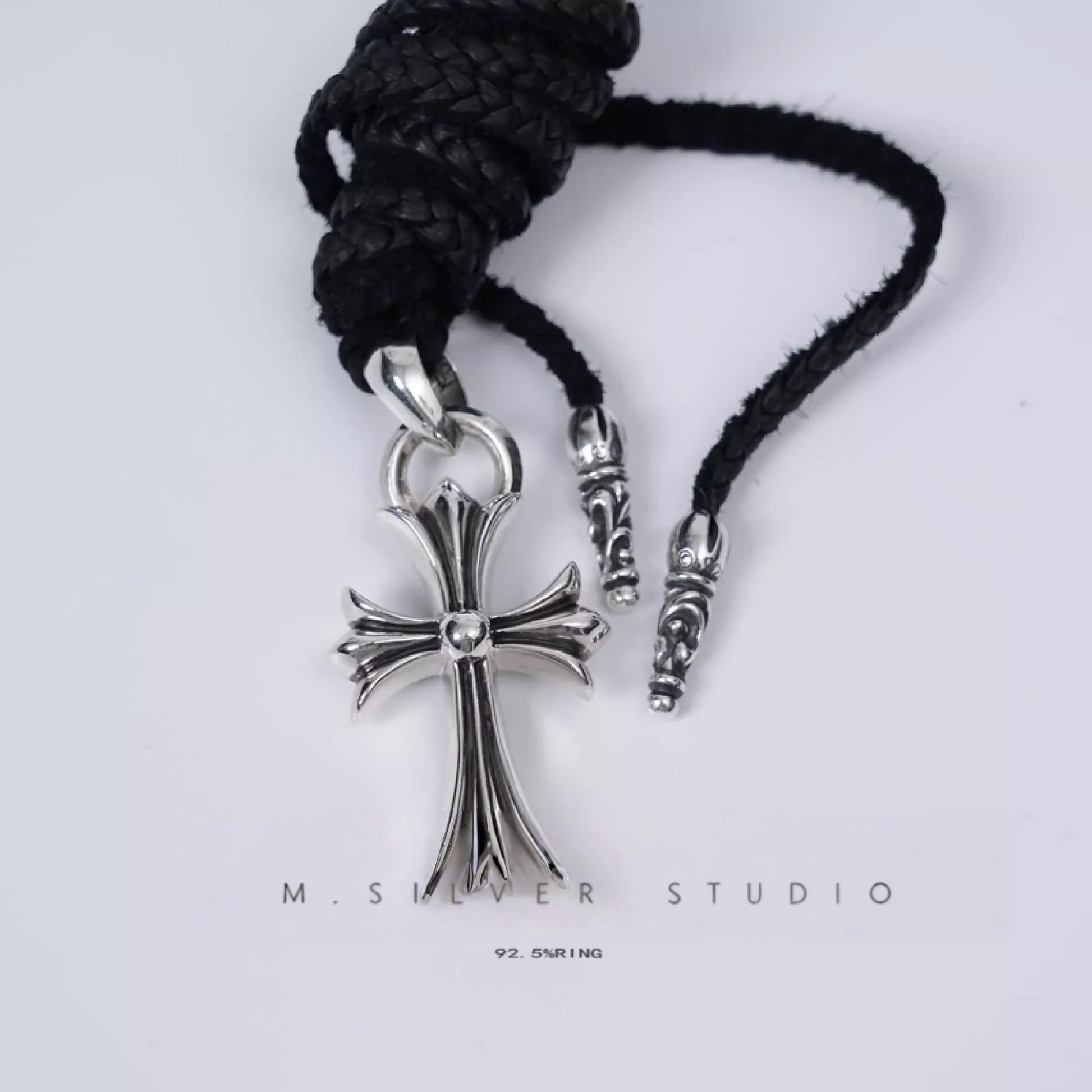 Chrome Hearts Cross Ring - Gothic 925 Sterling Silver Jewelry | David Studio