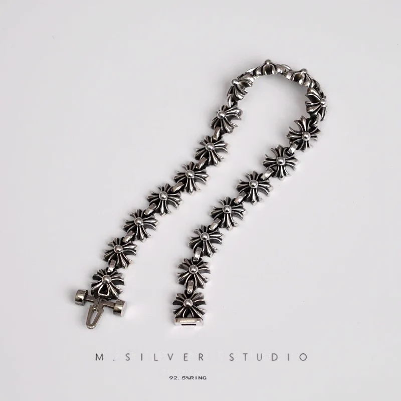 Chrome Hearts Cross Ring - Gothic 925 Sterling Silver Jewelry | David Studio