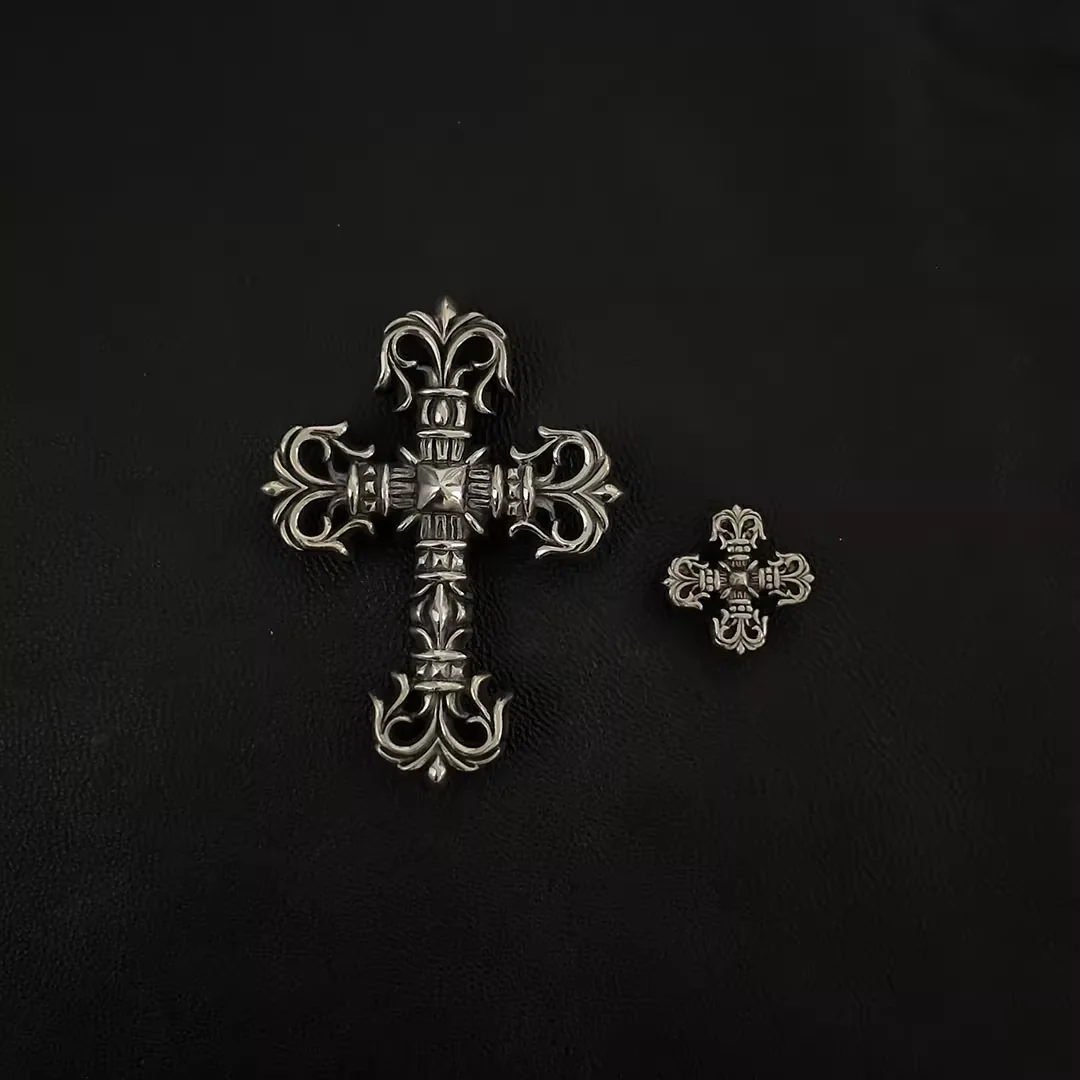 Chrome Hearts Cross Ring - Gothic 925 Sterling Silver Jewelry | David Studio