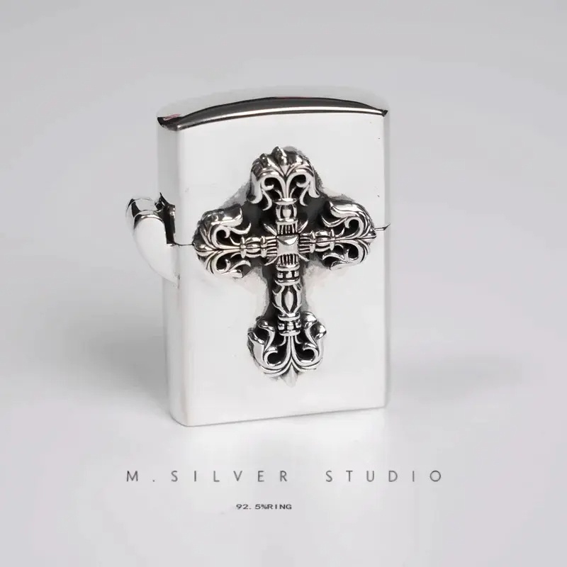 Chrome Hearts Cross Ring - Gothic 925 Sterling Silver Jewelry | David Studio