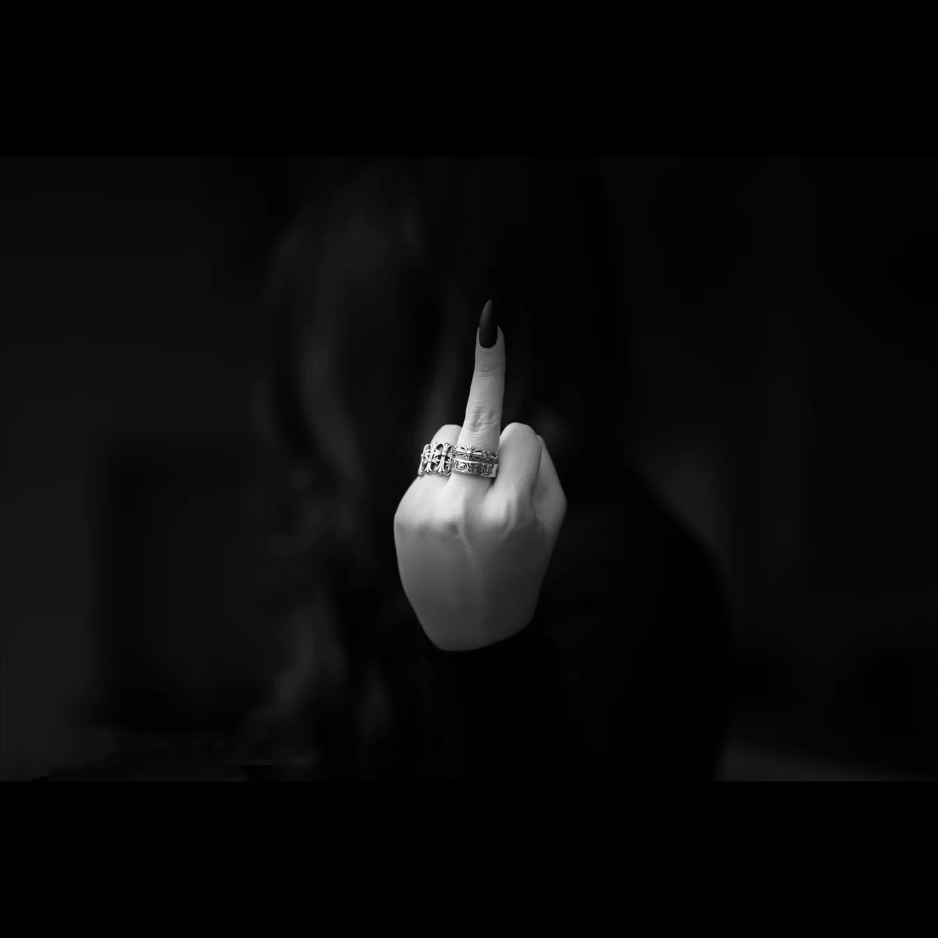 Chrome Hearts Cross Ring - Gothic 925 Sterling Silver Jewelry | David Studio