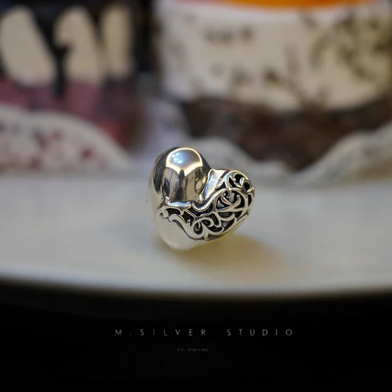 Chrome Hearts Cross Ring - Gothic 925 Sterling Silver Jewelry | David Studio