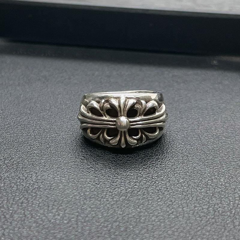 Chrome Hearts Cross Ring - Gothic 925 Sterling Silver Jewelry | David Studio